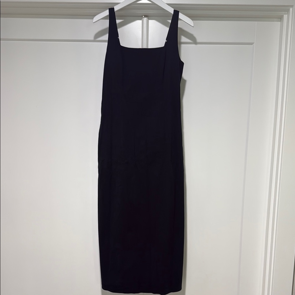 Abercrombie & Fitch Black Sheath Midi Dress
